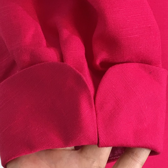 Vintage NIPON BOUTIQUE Short Sleeve Dress linen - Picture 4 of 16